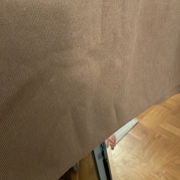 Beautiful All Cotton with Suede Shoulders — never worn. - Picture 6 of 9